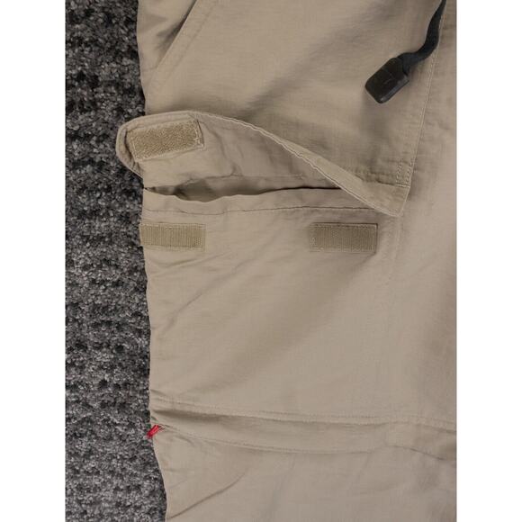 The North Face Convertible Cargo Pants Mens 2XL Beige Belted Flex Waist Gorpcore - Picture 5 of 16